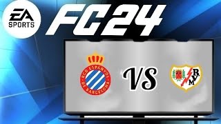 RCD ESPANYOL vs RAYO VALLECANO LaLiga 2425⚽ Match day ⚽ FC 24 Gameplay fc24 fifa24 [upl. by Duquette]