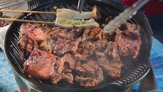 Korean Traditional Galbi BBQ Grilled Beef Short Ribs 갈비구이 [upl. by Nivlen410]