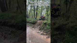 Can am x3 turbo rr and rzr xp turbo having fun hitting hills [upl. by Inattyrb]