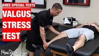 MCL Valgus Stress Test  Clinical Exam of the Knee [upl. by Breban]