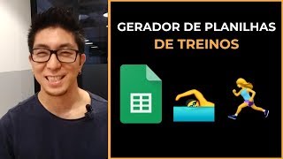 Gerador de Planilhas de Treinos Corrida Natação Bike etc [upl. by Dajma]