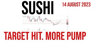 Sushiswap  Sushi coin price prediction amp Analysis News Update  14 August 2023 [upl. by Anitsirc194]