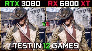 RTX 3080 vs RX 6800 XT  Test in 12 Games  1440p  2160p [upl. by Jezebel]