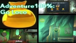 Little Big Planet 3 100 Prize Bubbles  Adventure 11 Go Loco [upl. by Guyer]