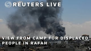 LIVE View from camp for displaced people in Rafah [upl. by Leonid313]