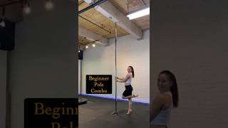 How to Pole Dance Beginner Pole Dance Combo poledance polefitness [upl. by Aknahs]