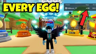 i Hatched EVERY EGG in Clicker Simulator Roblox [upl. by Nanice881]