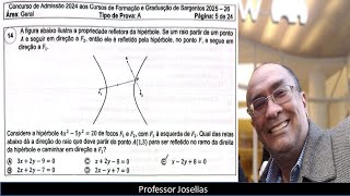 PROVA ESA 2024 MATEMÁTICA HIPÉRBOLE QUESTÃO RESOLVIDA [upl. by Clapp539]