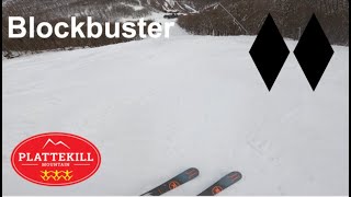 Skiing Blockbuster at Plattekill Mountain Mar 4th 2024 [upl. by Ettezel754]