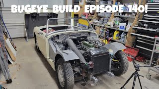 How I set up the Austin Healey Sprites front hinge bonnet for easy removal Bugeye Build Ep 140 [upl. by Ellehcirt]