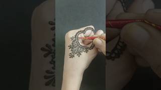 Simple amp Easy Heart Shape Mehndi Design ❤️✨ shorts youtubeshorts mehndi [upl. by Eelyam838]