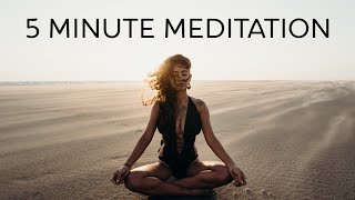 5 Minute Meditation for Anger Guided [upl. by Leonid]