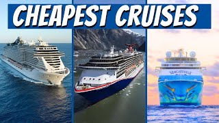 The Cheapest Cruise Lines Ranked From Best To Worst [upl. by Asilej914]