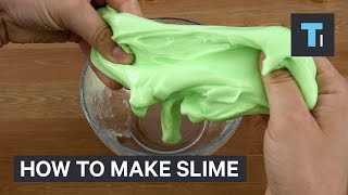 How to make slime out of Elmers glue [upl. by Wun]