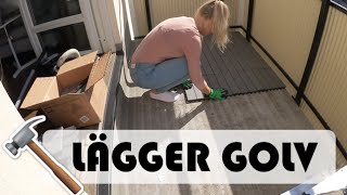 LÄGGER NYTT GOLV  vlogg [upl. by Pages844]