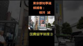 国費留学生問題②桜井誠日本第一党都知事選外国人若者奨学金公約候補者 [upl. by Jr106]