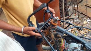 how to install pulsar 220 fairing pulsar 150180  bullet singh boisar Part 01 [upl. by Allimaj345]