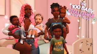 New Toddler Bedroom✨amp Jail 💔 The 100 Baby Challenge with INFANTS👶🏾🍼 The Sims 4 10 [upl. by Suivatnom]