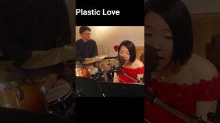 Plastic Love Piano Vocal amp Drums cover  Sorairo Tulip shorts [upl. by Rand248]