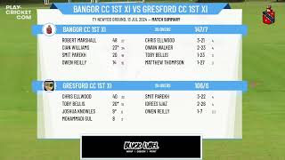 North Wales T20 competition  Bangor CC 1st XI v Gresford CC 1st XI [upl. by Innos]