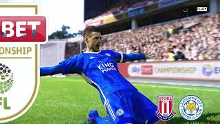 Stoke City vs Leicester City  EFL Championship 202324  Highlights PES 21 [upl. by Aray922]