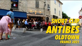 Short Clip ANTIBES South France 2021  Walking Antibes Frenc Riviera 4K [upl. by Ailido570]