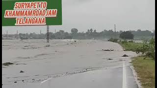 suryapet to khammam Telangana akramdairyfarmSMpropertydevoloper heavyrain red alert vlogs [upl. by Airalav]