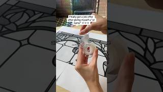 Job Hunt Rant while I DIY diy studioghibli stainedglassdiy howlsmovingcastle [upl. by Harrak161]