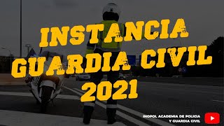 Rellenar instancia GUARDIA CIVIL 2021 [upl. by Harwin738]