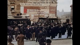 Restored Colorized Footage of Netherlands 18981899 [upl. by Lumbye949]