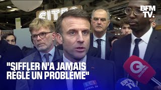 Le point presse dEmmanuel Macron à lissue du premier jour du Salon de lagriculture [upl. by Venator200]