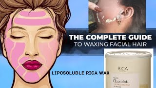 Easy Rica Facial Waxing 🧏 [upl. by Aros]