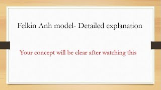 Felkin Anh modeldetailed Explanation Must Watch [upl. by Himelman]