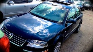 2003 Volkswagen Passat W8 4Motion Start Up Quick Tour amp Rev With Exhaust View  109K [upl. by Rhea]