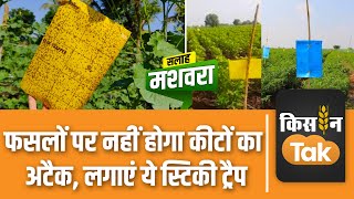 Farming Tips अपनी फसल को कीटों से बचाएं इस ट्रैप को खेतों में लगाएं [upl. by Enimrej]