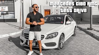 Mercedes C180 AMG Test Drive I تجربة مرسيديس c180 AMG [upl. by Akinuahs281]