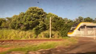 Brisbane train ride  EMU  ClevelandBirkdale  Cleveland Line [upl. by Kensell]