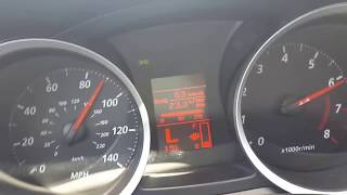 Mitsubishi Lancer DE 2010 24l top speed [upl. by Ylecic]