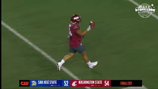 sjsu vs washington st Washington State vs San Jose State Highlights  2024 Pac12 Football 😎 [upl. by Enicul]