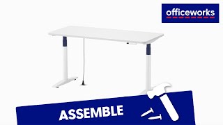 Otto Bakken Electric Sit Stand Desk Assembly Instructions [upl. by Bible]