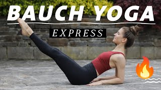 Bauch Yoga Express  12 Minuten effektives Bauchtraining  Yoga x Pilates Core Workout 🔥 [upl. by Solnit]