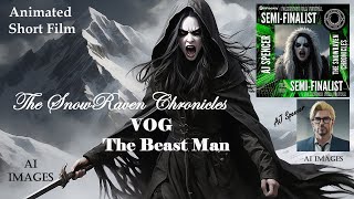 The SnowRaven Chronicles Vog The Beast Man AI Short Film [upl. by Dilan]