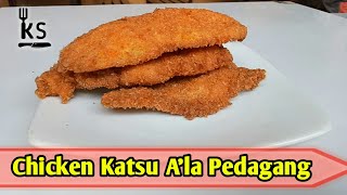 Resep dan Cara Membuat Chicken Katsu Asli pedagang Usaha Kuliner [upl. by Retsevel809]