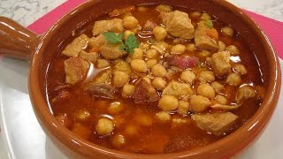 Cómetelo  Garbanzos con lomo y chorizo [upl. by Vernor667]