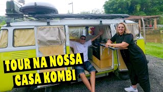 TOUR pela kombi motorhome mais barata do Brasil tour kombihome motorhome [upl. by Asirram]