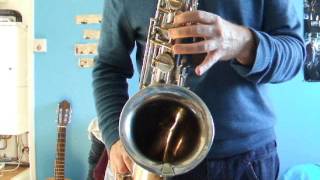 Couesnon amp Cie baritone saxophone [upl. by Springer]