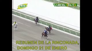 RESUMEN COMPLETO DIVIDENDOS Y DEMAS 👉 CARRERAS DE LA RINCONADA HOY DOMINGO 21 DE ENERO DE 2024 [upl. by Ticon562]