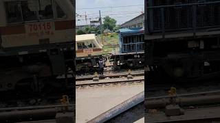 Coupling of Wdm3d locomotive with Wdg4 at LUCKNOWS Charbagh 😮 coupling locomotive dieselengine [upl. by Demodena]