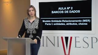 Bancos de Dados  Aula 02 â€“ Modelo EntidadeRelacionamento MER  Parte I [upl. by Archangel]