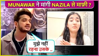 Munawar Says SORRY To Nazila Reveals Shocking Reason Behind Breakup  BB 17 [upl. by Anrim261]